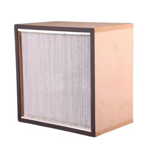 Buy cheap 99.99% High Capacity Wood Frame HEPA Filter For Mashroom House from wholesalers