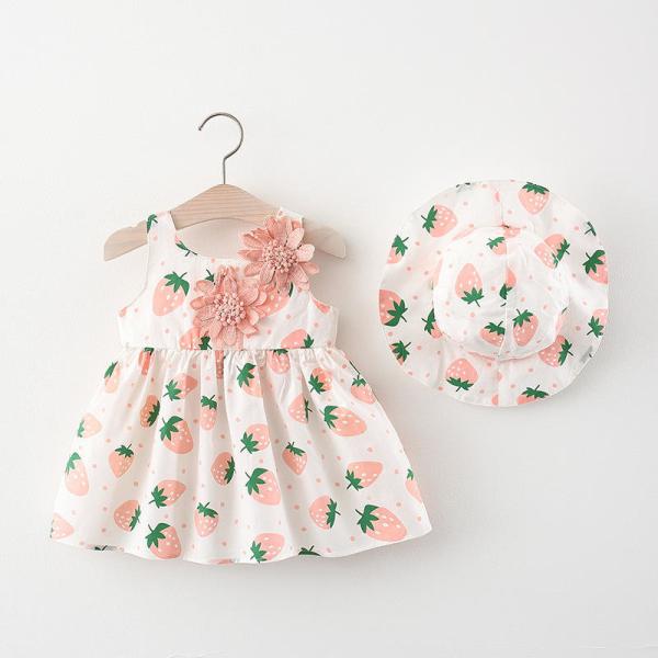 Buy cheap Summer Children'S Clothing Small Wings Baby Dress Baby Girl Cherry Dress from wholesalers