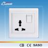 Buy cheap LK4047 1gang 3pin PC flush type wall socket switch from wholesalers