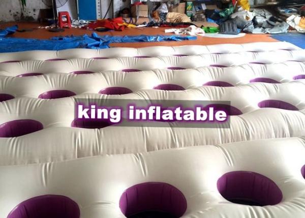 Buy cheap 10m x 8m PVC Tarpaulin Crowd Hoops Inflatable Aqua Maze Sport Games from wholesalers