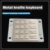 Buy cheap USB IP67 Stainless Steel Keyboard For Blind Spot Information Kiosk from wholesalers