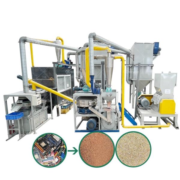 Buy cheap TV Boards Recycling Line 1000 kg/h Printed Circuit Board Motherboard Recycling Machine from wholesalers