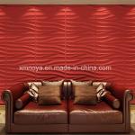 Fireproof B1 Grade 3D Board Acoustic Waterproof Purple Wall Panel for Living
