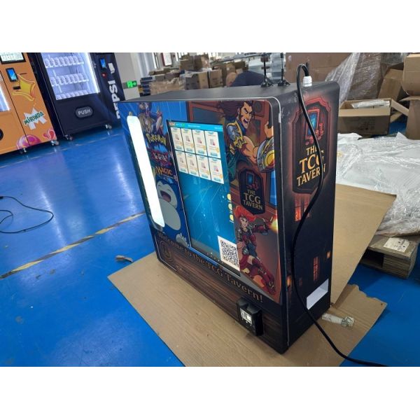 Mini Wall-mounted Pokemon TCG Vending Machine in store setting