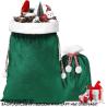 Buy cheap Velvet Bags With Drawstring Large Plush Santa Sack Christmas Gift Bags In 2 Size For Xmas Package Storage Bags from wholesalers