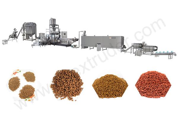 Buy cheap Fully Automatic Dry Fish Shrimp Feed Production Line With Siemens Motor from wholesalers