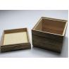 Buy cheap Unfinished Wooden Tea Bag Box , Antique Style Small Wooden Packaging Box from wholesalers