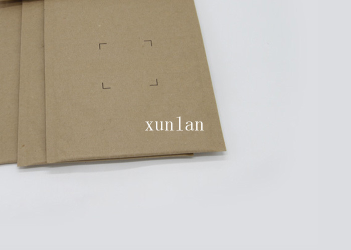 Courier Brown Kraft Paper Bubble Mailers Recyclable With Custom Pringting