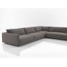 Buy cheap L Shaped Gray Custom Made Furniture Living Room Fabric Sofas Italian Style from wholesalers