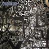 Buy cheap Outdoor large metal art letter hollow ball stainless steel sculpture from wholesalers