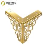 Manufacturer Gold Color Cabinet Legs Decorative Metal Furniture Legs