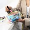 Buy cheap Holographic Transparent PVC Cosmetic Bag Hologram W21x11HxD7.5cm from wholesalers