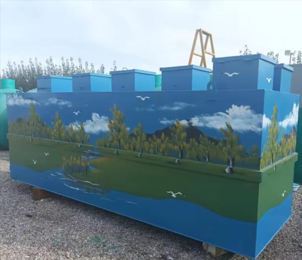 Underground Sewage Treatment Plant Prifabricated Containerized Compact Mobile