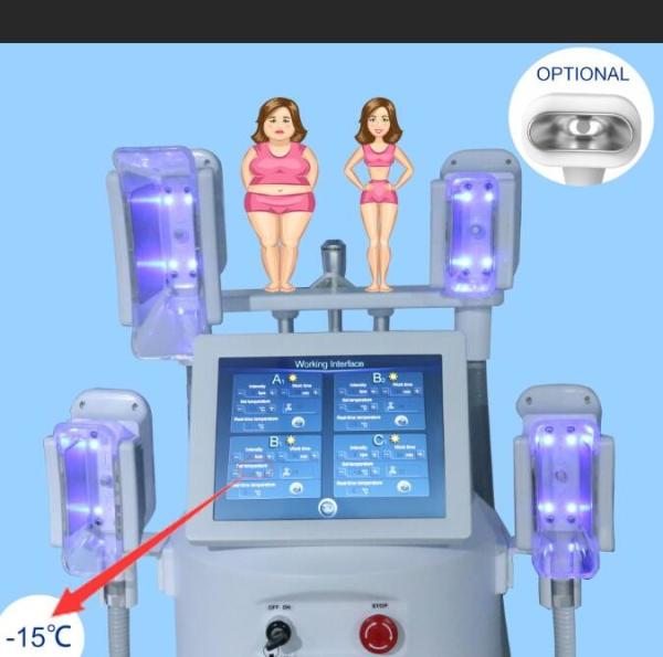 ultra slim body slimming Four Handles Body Slimming Weight Loss Cryolipolysis