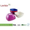 Buy cheap Trendy Square Shape Melamine Plates Bowls , Decal Printing Melamine Soup Bowls from wholesalers