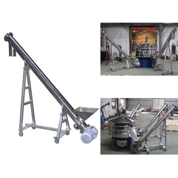 Carbon Steel Sawdust Screw Conveyor Feeder
