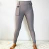 Buy cheap Grey Women Equestrian Jumping Leggings Silicone Racing Breeches With Two Pockets from wholesalers