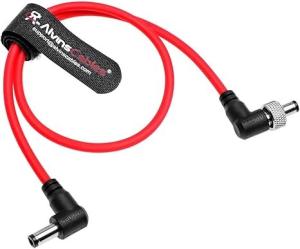 China Alvin's Cables Locking DC to DC Cable for Atomos Ninja V Shogun, 5.5 2.1 Locking DC Right Angle Ultra Soft Cable for Video Devices PIX-E7 PIX-E5 Monitor 45cm|17.7in on sale