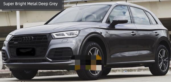 Buy cheap 4.8MIL Car Gloss Dark Gray Vinyl Wrap Clear Removable Acrylic Adhesive from wholesalers