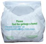 Edible 100% fully compostable biodegradable plastic k bag made of organic corn