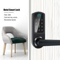 Buy cheap Aluminum Biometric Keypad Fingerprint Door Lock Sliding FCC product