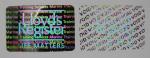 Tamper Evident Void Hologram Sticker / Hot Stamp Stickers Glossy Varnish
