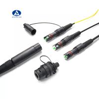 Buy cheap IP67 Waterproof Fiber Optic Connector , Singlemode FTTA Pigtail Jumper Wire product