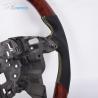 Buy cheap Custom Mahogany Ford Carbon Fiber Steering Wheel Smooth Leather F150 from wholesalers