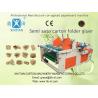 Buy cheap Semi-Auto Folder Gluer Carton Packing Machine , High Efficiency from wholesalers