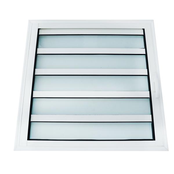 Buy cheap Clear Tempered Louver Glass Window Aluminum Alloy Frame Customizable Size from wholesalers
