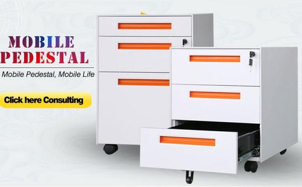 Buy cheap 2 drawer steel mobile pedestal,SPCC metal roll mill0.5-1.2 mm thickness, 5 caster from wholesalers