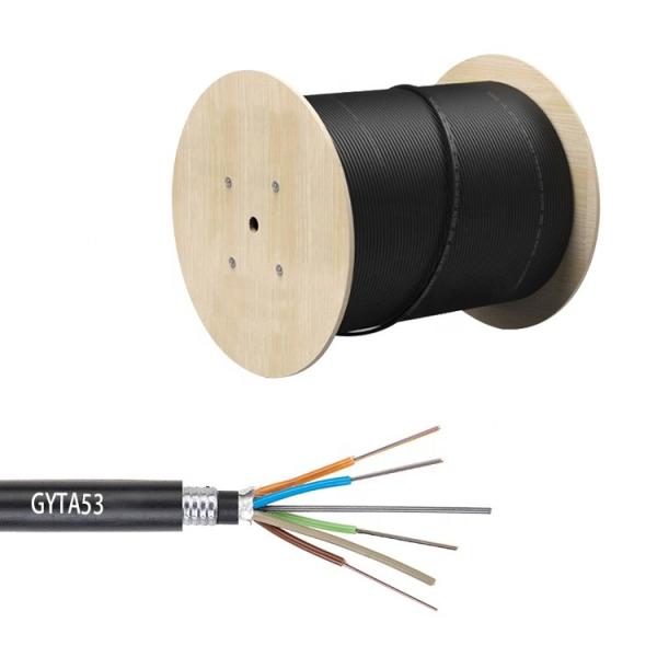 Buy cheap 48 Core GYTA53 Direct Buried Stranded Loose Tube Armored Cable from wholesalers