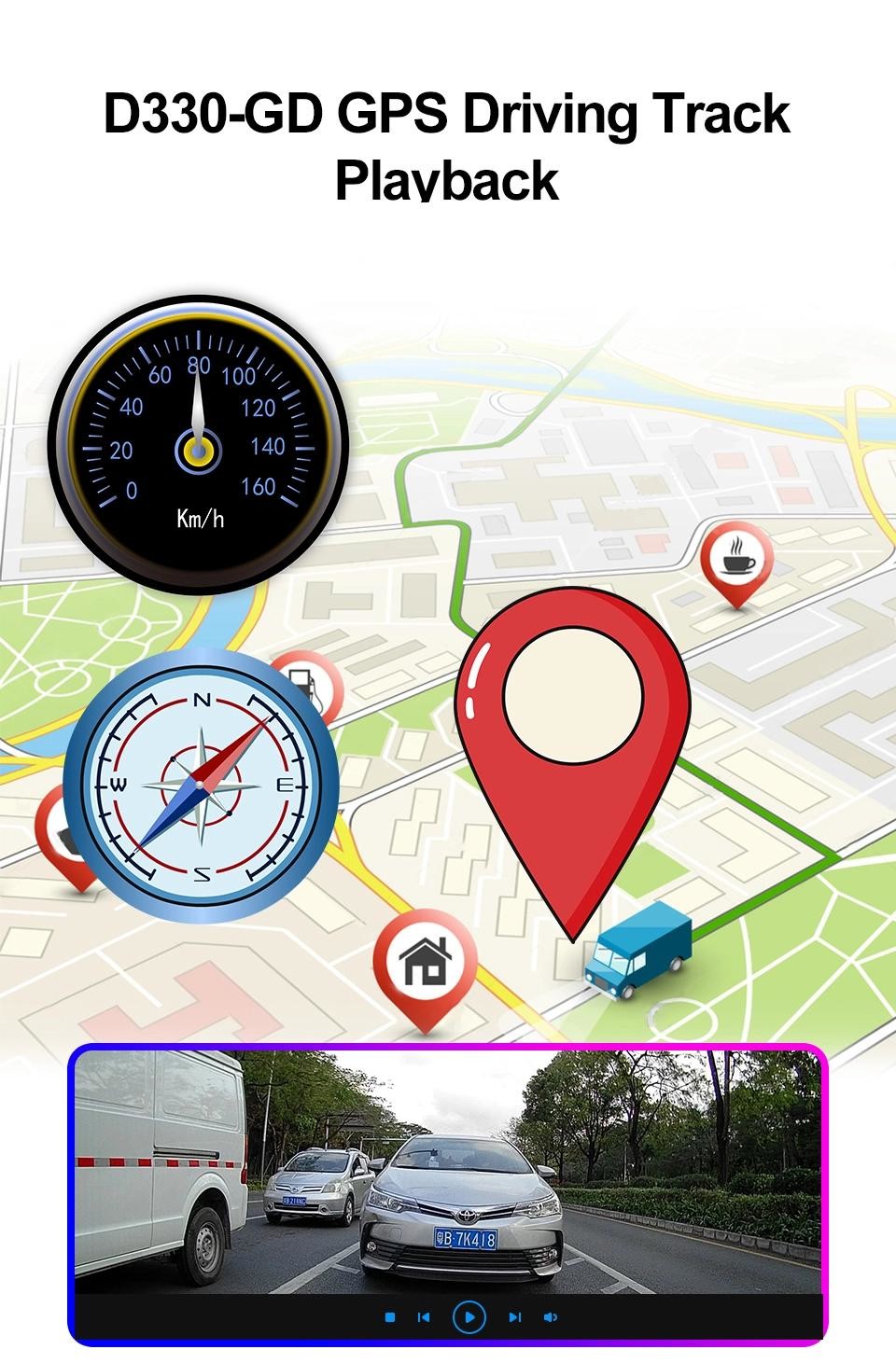 3inch WIFI GPS Video Car DVR Camera Recorder FHD 1080P 24H Parking Monitor
