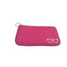 Buy cheap Portable Soft Sunglasses Pouch / Zipper Eyewear Cases with Embroidery Logo from wholesalers