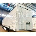 Semi-Trailer Steel Tarpaulin Printable Side Curtains for 14000 curtain trailer