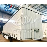 Buy cheap PVC Tarpaulin Sliding 45FT 40FT Curtain Side Semi Trailer for Enclosed Cargo product