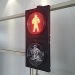 200MM 2-Aspect RG Dynamic Pedestrian Road Traffic Light 270*110*650MM