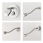 IP40 wall mounted flexible wall reading light 3W interior wall reading lamp for