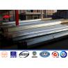Buy cheap Octagonal 69 KV Steel Tubular Pole , ASTM A572 Gr50 Gr65 10KN Power Transmission Pole from wholesalers