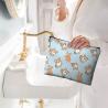 Buy cheap Makeup Canvas Zipper Toiletry Cosmetic Bags Waterproof For Women Travel from wholesalers
