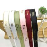 Hot stamping thread ribbons, English holiday gifts, flower bundles, satin
