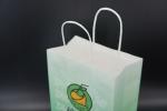 Versatile packaging Kraft Paper Grocery Bags With Handles Twisted