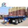Buy cheap LED Lights 40ft Flatbed Container Semi Trailer from wholesalers