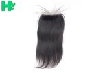 10A Grade 4x4 Free Part Human Hair Closure / Full Lace Wigs With Baby Hair