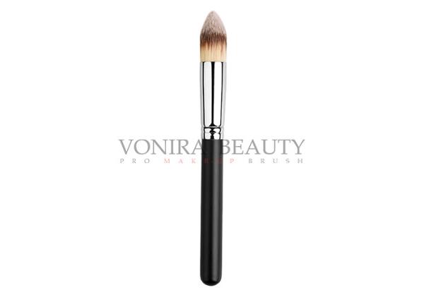 Buy cheap Soft Fiber Private Label Makeup Brushes , No Streaks Round Tapered Face Brush from wholesalers