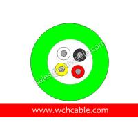 Buy cheap TPU Cable UL20549 22AWG 4Cores OD4.8mm Glossy Black product