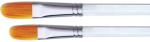 Transparent Acrylic Handle Artist Loft Paint Brushes , 2 Inch Oil Painting