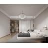 Buy cheap Modern Minimalist Bedroom Wardrobe Full Height Wardrobe With Integrated Open Shelving from wholesalers