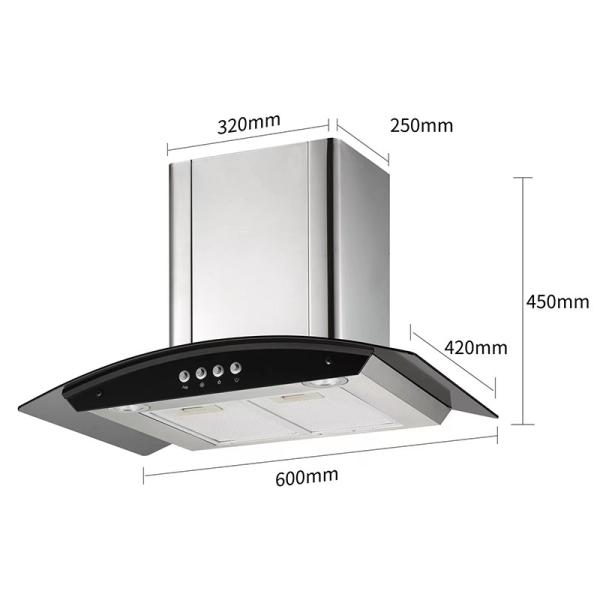 Buy cheap Electric Cooker Ventless Kitchen Hood 100cm for Commercial from wholesalers