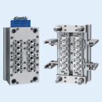 Economic Injection Molding Mold , Plastic Bottle Mold Hot Runner Self Lock 16